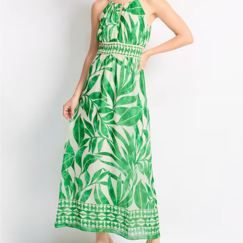 Maggy London Green Elinda Maxi Dress